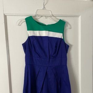 Color Block Sheath Dress (Size 1 Junior)